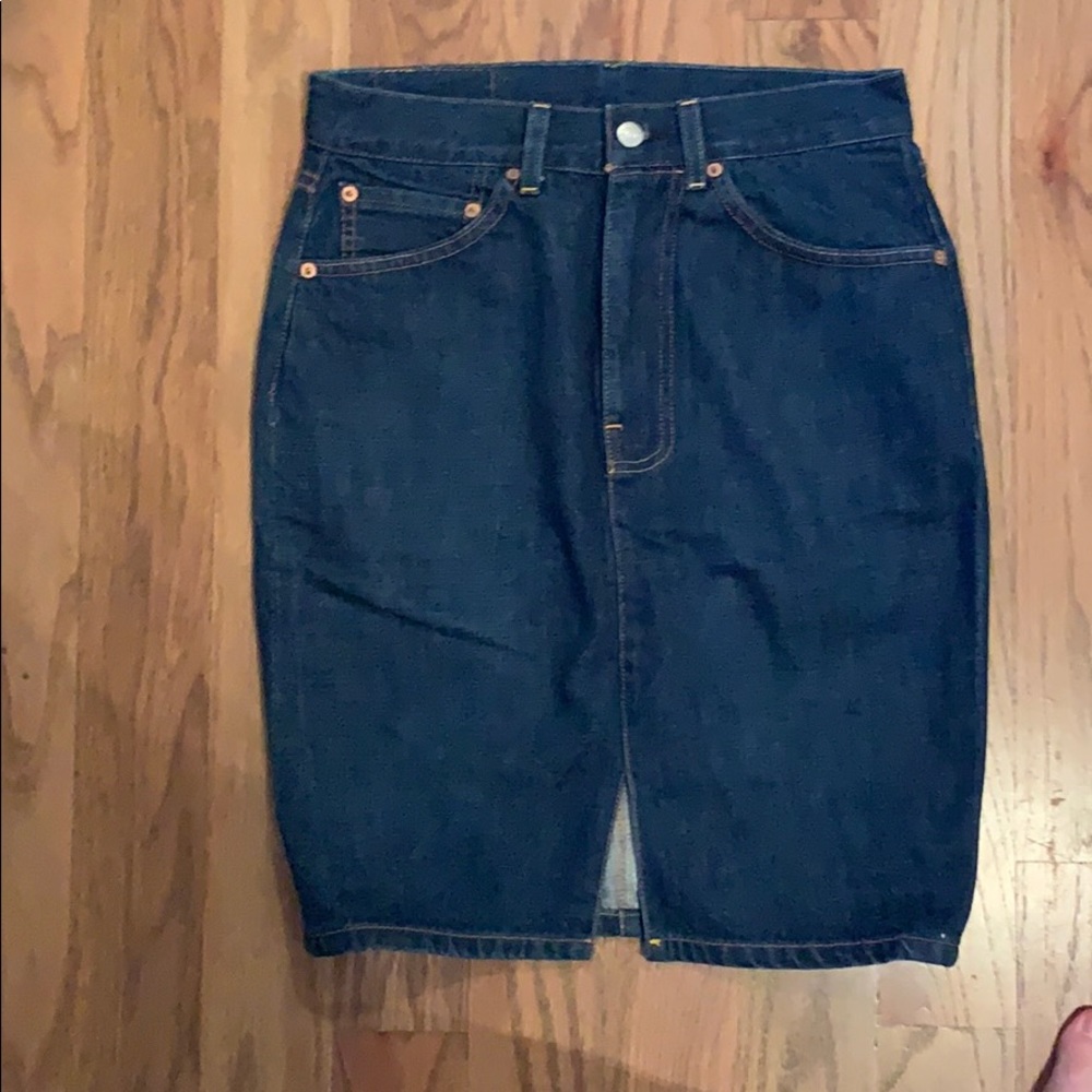 Levi’s Vintage Clothing denim pencil skirt